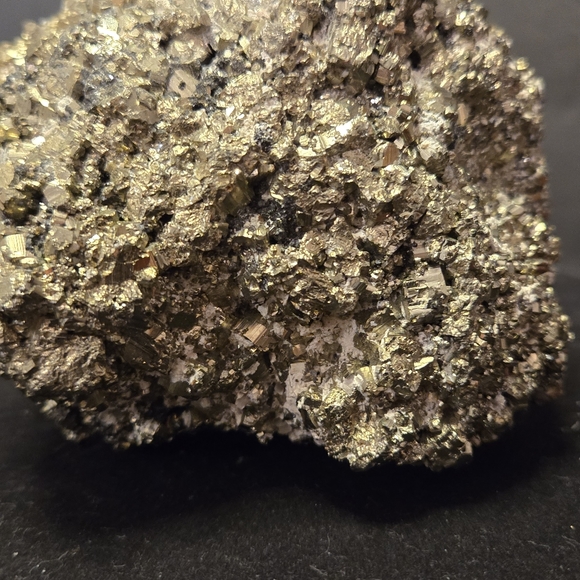Raw Pyrite Cluster 3.75" Peru Pyrite Crystal Cubes In Matrix 512.5g SEE VIDEO - Picture 8 of 17
